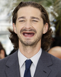 Shia Labeouf without teeth is truly horrifying