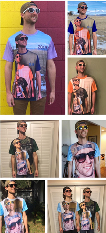 Shirtception - my favorite gift every year from my brother Were now at level 