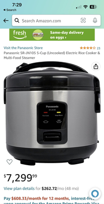 Shopping for a new rice cooker Is this a good deal