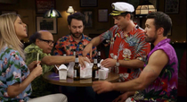Shout out to Mac for rocking the no sleeves Hawaiian shirt Dont ever change Also one of the best episodes