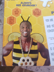 Shout out to this guy on the back of my cereal box Lets give him the notoriety he deserves
