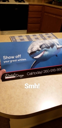 Show off your great whites