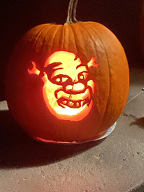 Shrek Pumpkin