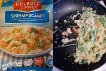 Shrimp scampi skimps on shrimp