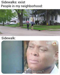 Sidewalk wild af D LOL