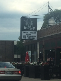 Sign at my local bar