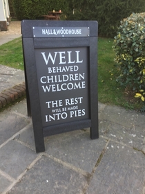 Sign at my local pub