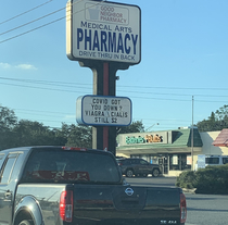 Sign guy is proud of this one