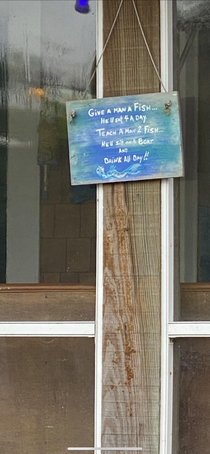 Sign I found at the beach