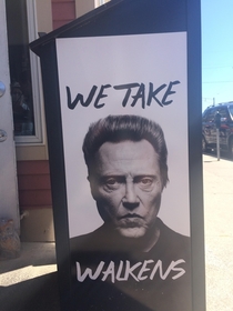 Sign outside of a restaurant
