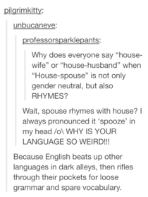 Silly English language