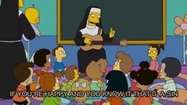 Simpsons nail my catholic upbringing