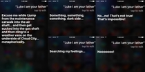 Siri I am your father