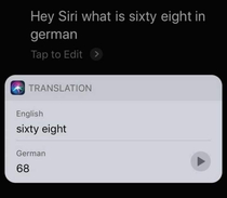 Siri Life is too short to learn German