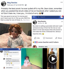 Sister concocts a doll prank so sinister its almost inhumane video in comments