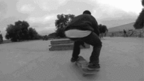 Skateboarding karma train Im in
