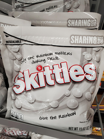 Skittles I think you may be portraying a different kind of pride than you intended