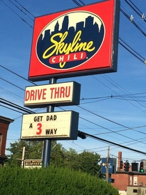 Skyline Chili has a great deal for dad this fathers day