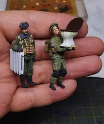 Small toys soldiers