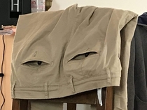 Sneaky trousers are sneaky