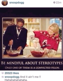 Snoop dog just posted this to instagram