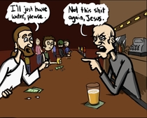 So a savior walks into a bar