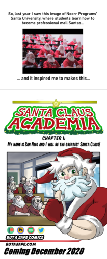 So I decided to turn Santa Claus into a shonen protagonist