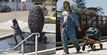 So I drove by a new statue in my city the other day and it seemed super familiar