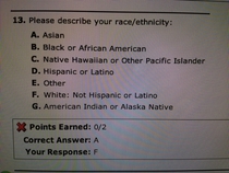 So I guess Im Asian now