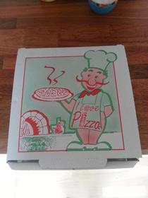 So I just realized the man on my pizza box is not wearing pants