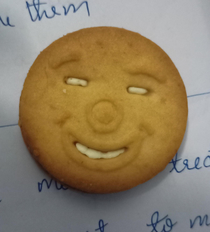 So I tried kids cream biscuits thinking it would cheer me up