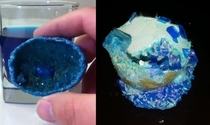So I tried that egg geode thing