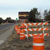 So I was driving to work this morning and came across this sign