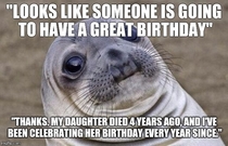 So I was in the line at the dollar store buying a balloon for my daughters th birthday and a lady ahead of me was also buying about  birthday balloons as well
