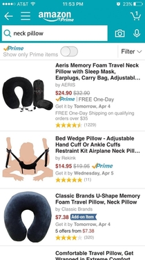 So i was looking for Neck Pillows