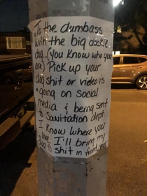 so im walking around my neighborhood and stumbled across this gem of a sign