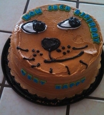 So its my friends birthday today This is the cake his mom made him