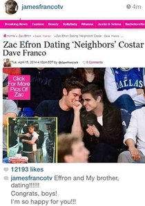 So James Franco just posted this on his Instagram
