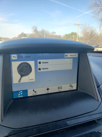 So my car likes to auto fill album covers