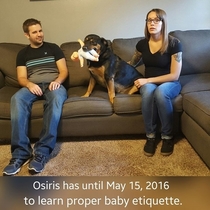 So my cousin had a special announcement
