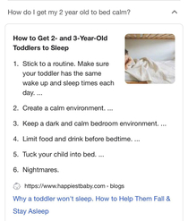 So my daughter gets hyper at her bedtime and I was trying to find things online to help I somehow dont think No on the list will help