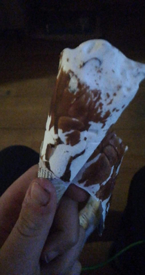 So my friend bought some ice cream cones without cones