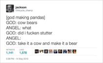 So thats how pandas were made