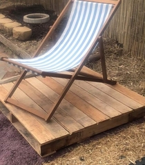 So the wife wanted a deck for her sun chair