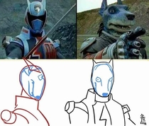So this is how Anubis Cruger managed to use his helmet in Power Rangers