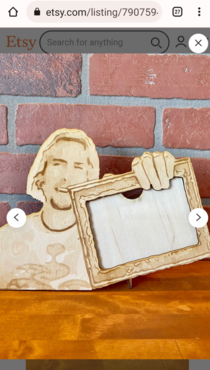 So this picture frame on Etsy