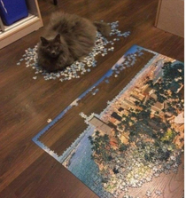 So try and finish your puzzle now peasant