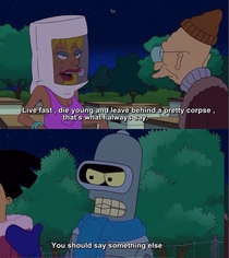 So were doing futurama jokes now