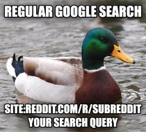 So you want to search reddit