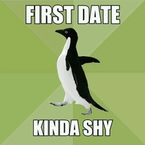 Socially average penguin